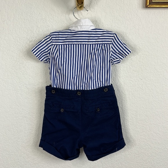 Ralph Lauren Gingham Poplin Shirt & Dobby Short Set - Picture 3 of 7